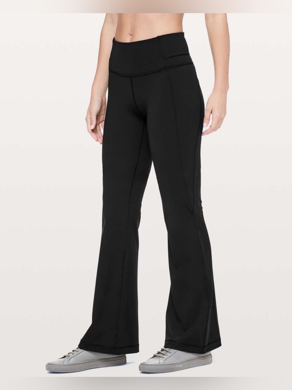 Lululemon Groove Pant Flare *Long 32" Inseam in Full-On Luon Material in Black